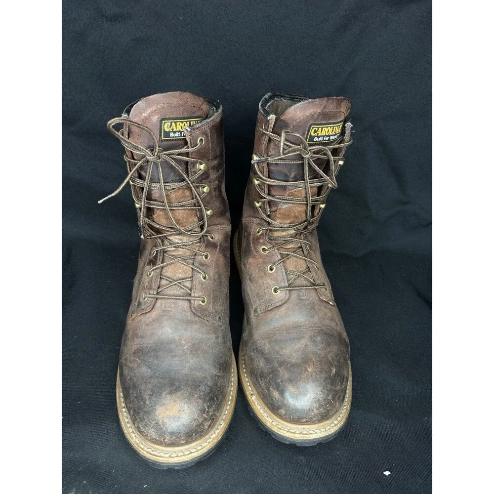 Carolina Boots Mens Waterproof Insulated Met Guard Loggers CA7821 Steel Toe 12 D